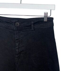 Zara Black The Marine Straight Wide Leg Jeans - Size 6